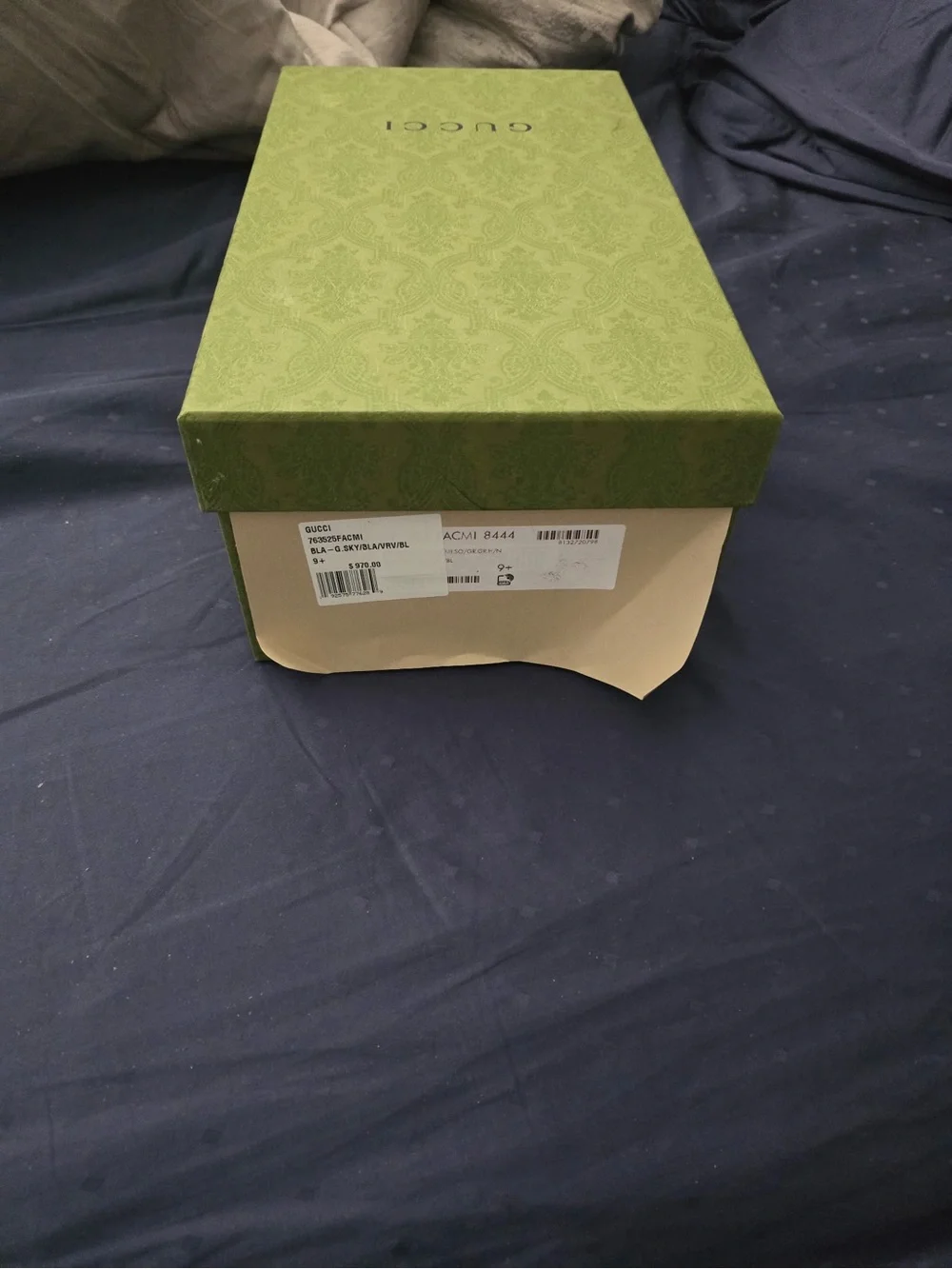 Gucci Green and Beige Shoe Box